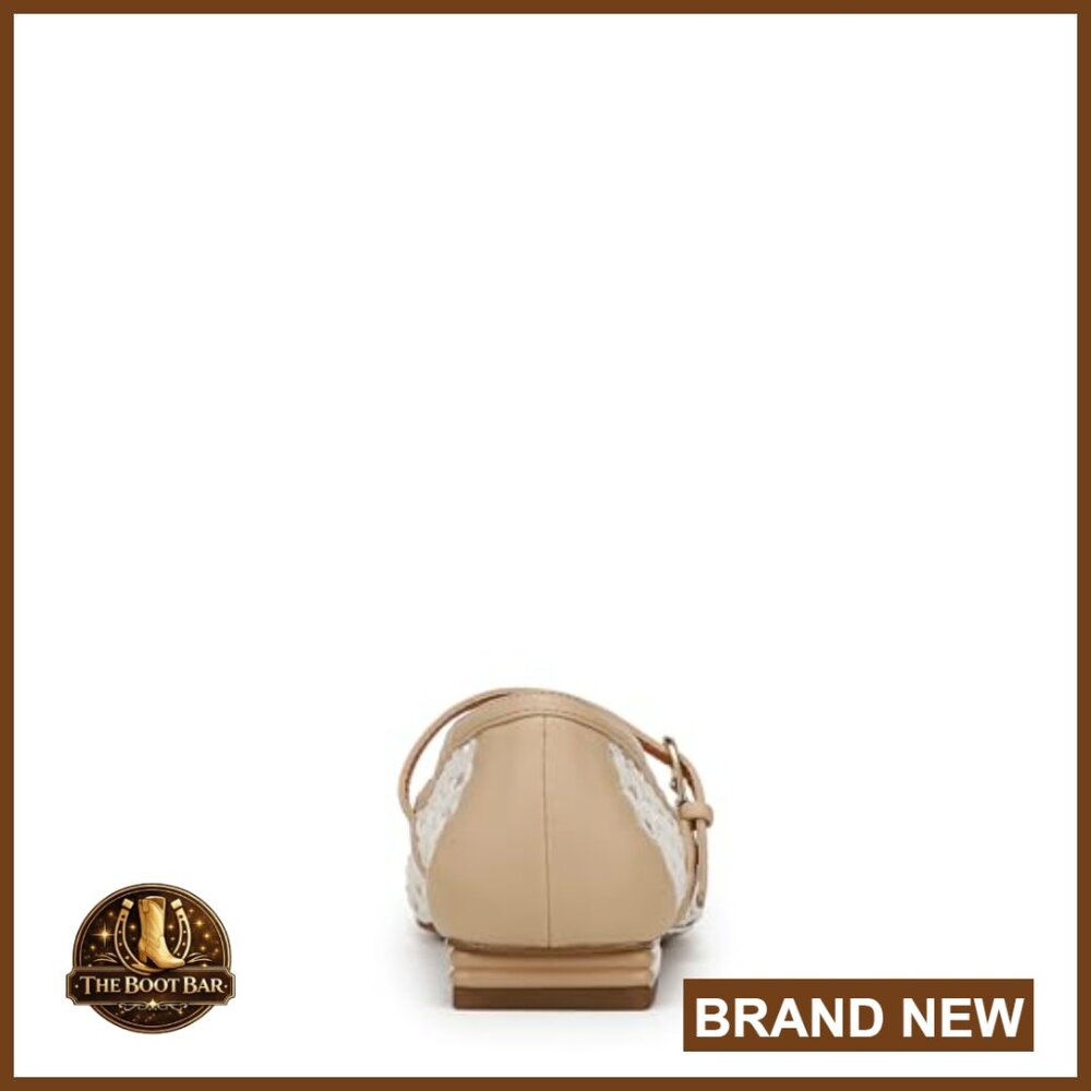 Platform Ballet Flats with Adjustable Buckle Ankl… - image 4